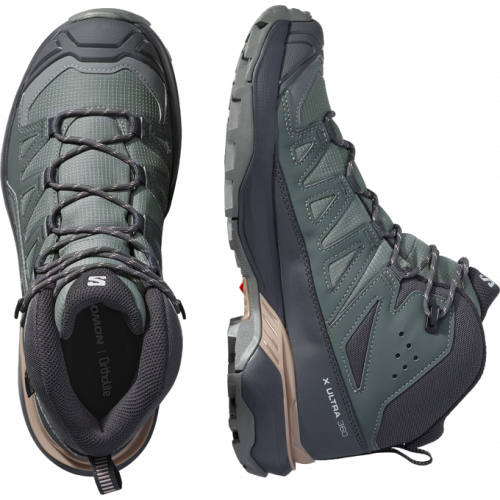 Ботинки Salomon X ULTRA 360 MID GTX жен. зеленый 6,5