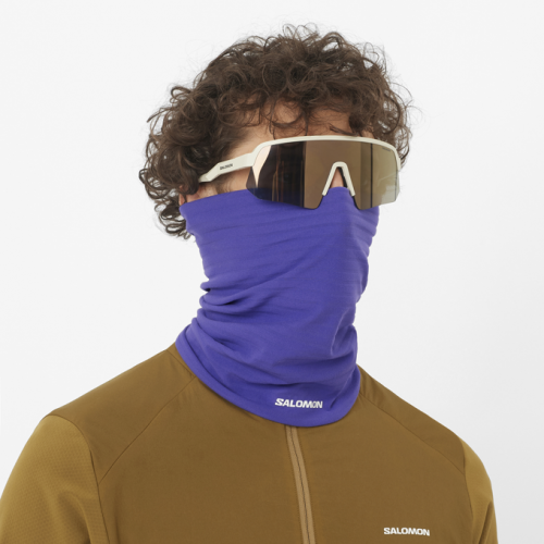 Пов'язка на голову Salomon RS WARM TUBE уні. синій OSFA