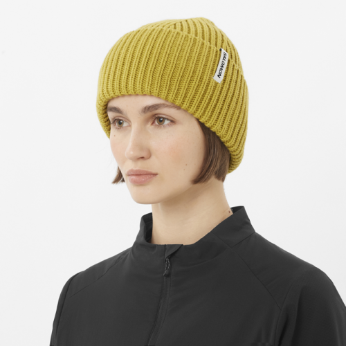 Шапка Salomon SNOWBIRD BEANIE уни. желтый OSFA