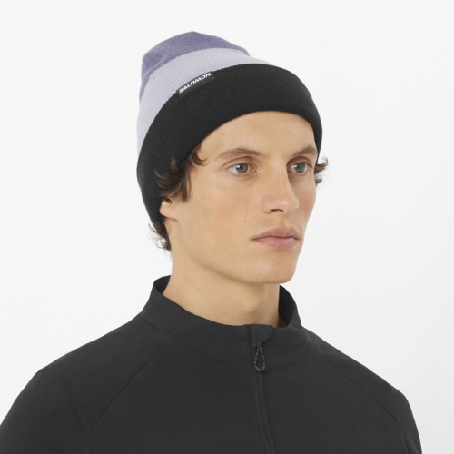 Шапка Salomon FLATSPIN REVERSIBLE BEANI уни. разноцветный OSFA