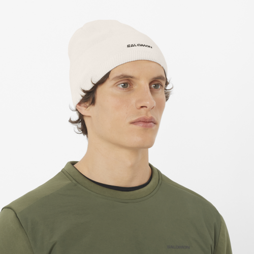 Шапка Salomon SALOMON BEANIE уни. бежевый OSFA