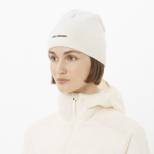 Шапка Salomon SALOMON BEANIE уни. бежевый OSFA