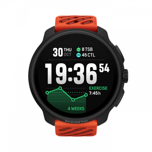 Часы SUUNTO RACE 2 CORAL ORANGE черный / оранжевый