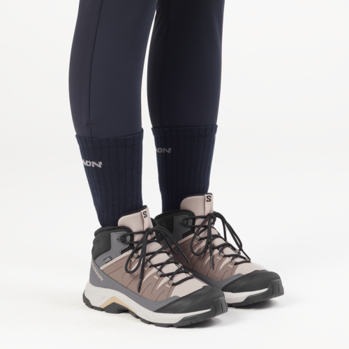 Ботинки Salomon X-ADVENTURE COLDRUSH WP W жен. бежевый 5
