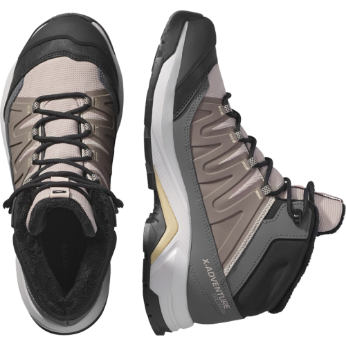 Ботинки Salomon X-ADVENTURE COLDRUSH WP W жен. бежевый 5