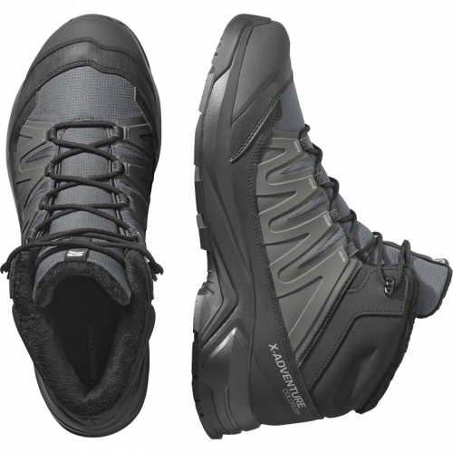 Ботинки Salomon X-ADVENTURE COLDRUSH WP муж. серый 9,5