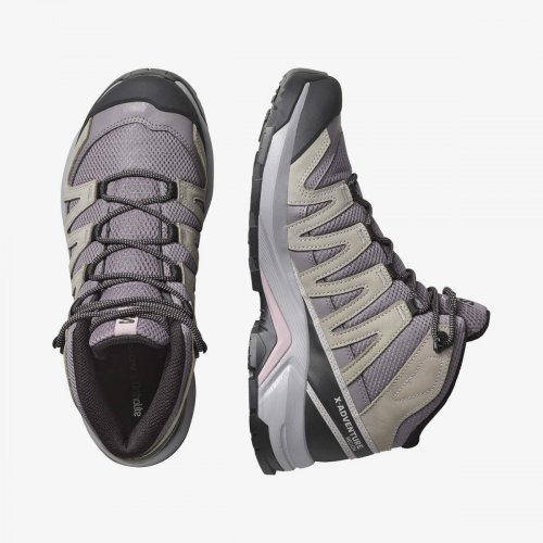 Ботинки Salomon X-ADVENTURE RECON MID GTX W жен. серый 7,5