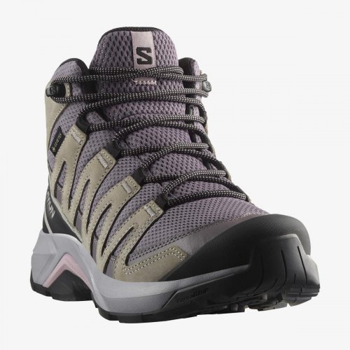 Ботинки Salomon X-ADVENTURE RECON MID GTX W жен. серый 7,5