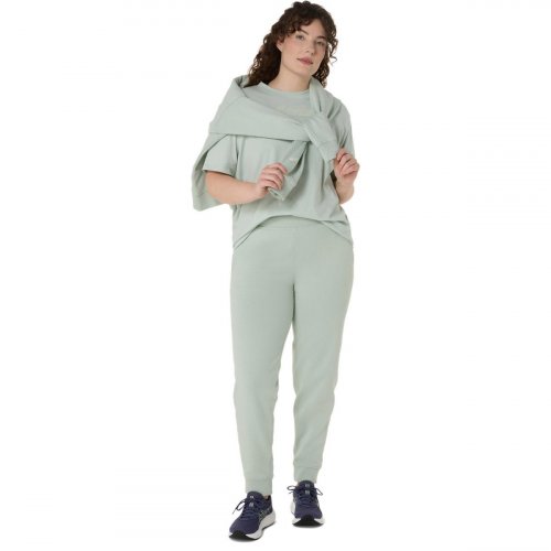 Брюки ASICS ASICS LOGO SWEATPANT жен. зеленый M