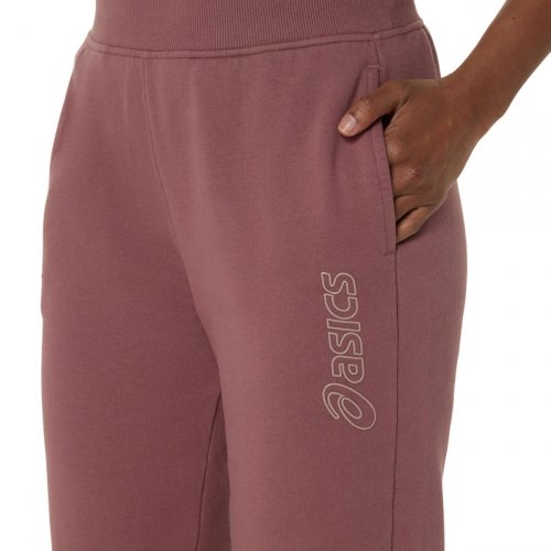 Штани ASICS ASICS LOGO SWEATPANT жін. бордовий XS