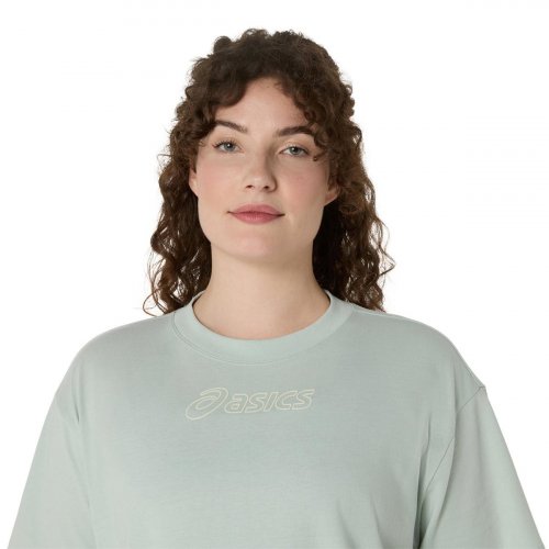 Футболка ASICS ASICS LOGO TEE жен. зеленый M
