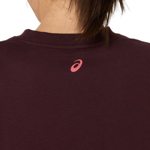 Футболка ASICS ASICS LOGO TEE жен. бордовый S