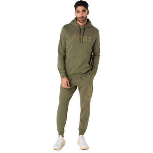 Брюки ASICS ASICS LOGO SWEATPANT муж. зеленый M