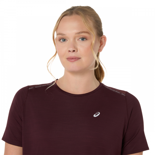 Футболка ASICS ROAD SS TOP жін. бордовий S
