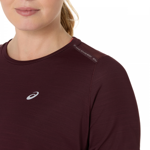 Футболка ASICS ROAD SS TOP жін. бордовий S