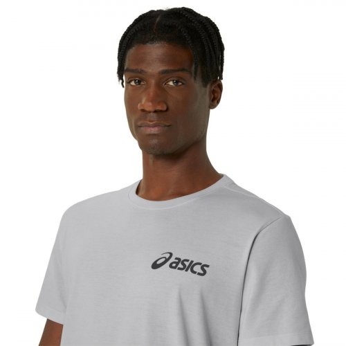 Футболка ASICS ASICS CHEST LOGO SS TEE муж. белый S