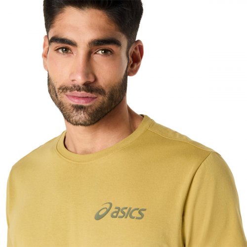 Футболка ASICS ASICS CHEST LOGO SS TEE муж. желтый M