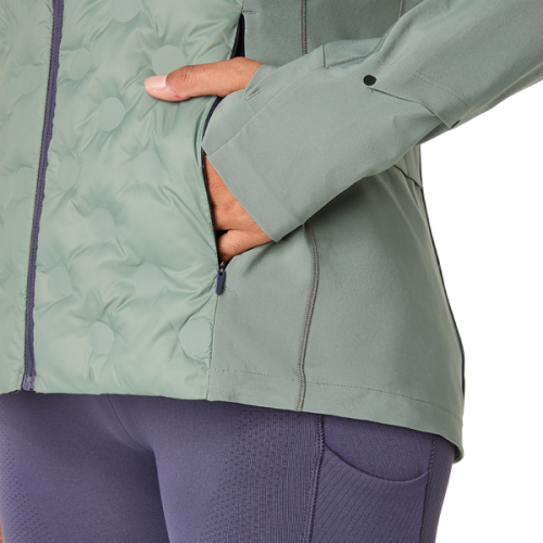 Куртка ASICS ROAD WINTER JACKET жен. зеленый S