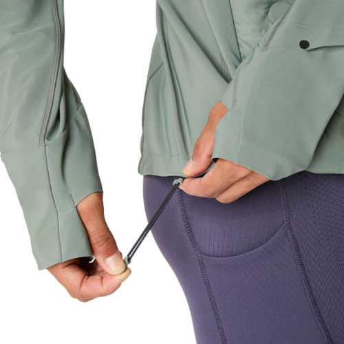 Куртка ASICS ROAD WINTER JACKET жен. зеленый S