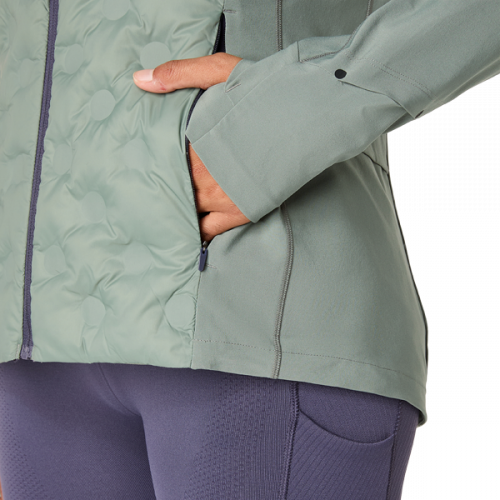 Куртка ASICS ROAD WINTER JACKET жен. зеленый M