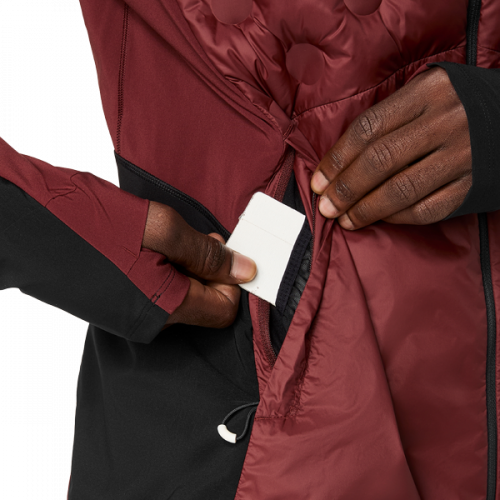 Куртка ASICS ROAD WINTER JACKET муж. бордовый XL