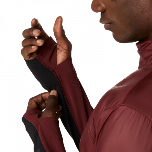 Куртка ASICS ROAD WINTER JACKET муж. бордовый XL