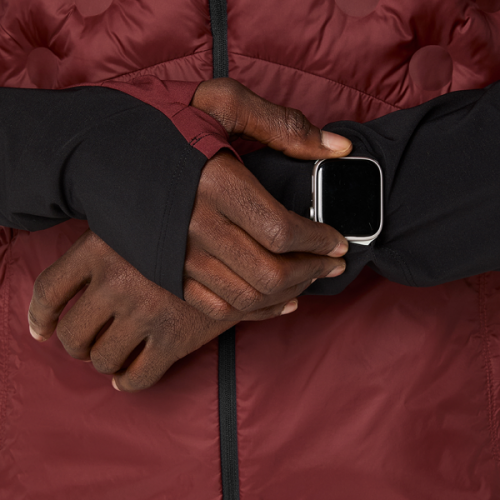 Куртка ASICS ROAD WINTER JACKET муж. бордовый XL