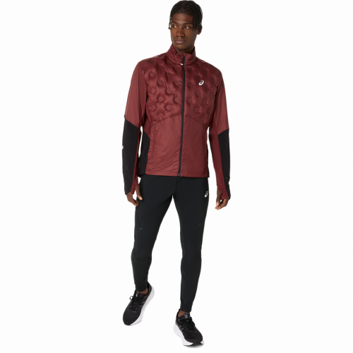 Куртка ASICS ROAD WINTER JACKET муж. бордовый XL