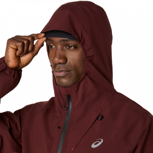 Куртка ASICS METARUN WATERPROOF JACKET чол. бордовий M