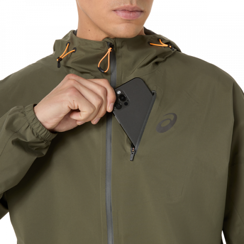 Куртка ASICS FUJITRAIL ELITE WATERPROOF JACKET чол. зелений M