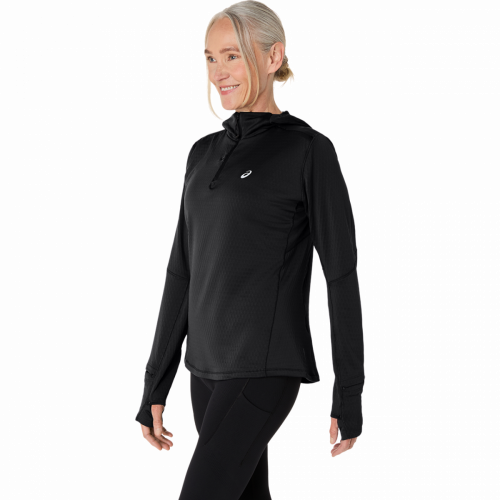 Толстовка ASICS ROAD WINTER LS HOODIE жін. чорний M