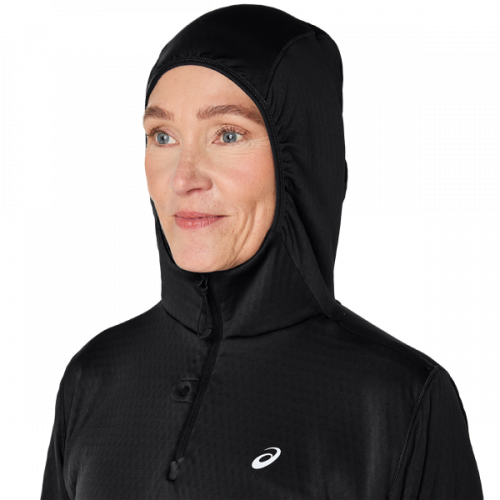 Толстовка ASICS ROAD WINTER LS HOODIE жін. чорний M