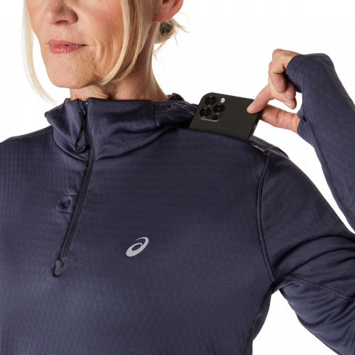 Толстовка ASICS ROAD WINTER LS HOODIE жін. фіолетовий M