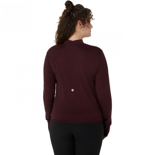 Лонгслів ASICS ROAD WINTER SEAMLESS LS TOP жін. бордовий S