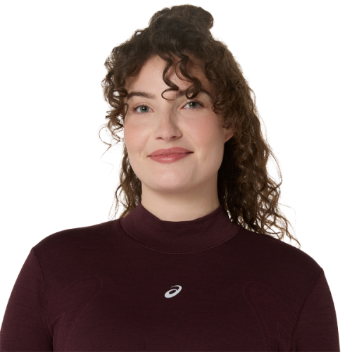 Лонгслів ASICS ROAD WINTER SEAMLESS LS TOP жін. бордовий S