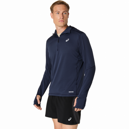 Толстовка ASICS ROAD WINTER LS HOODIE муж. синий M