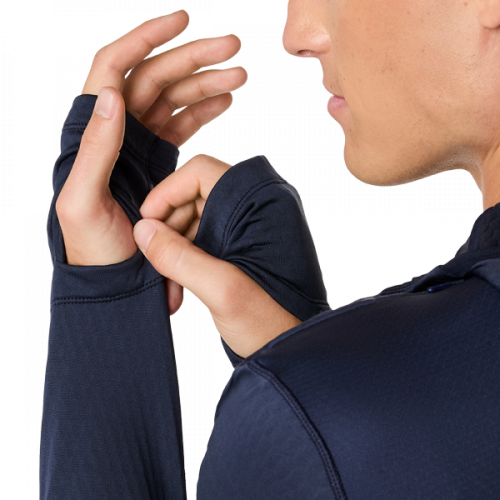 Толстовка ASICS ROAD WINTER LS HOODIE муж. синий M