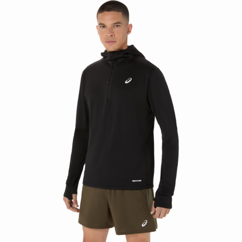 Толстовка ASICS ROAD WINTER LS HOODIE муж. черный M