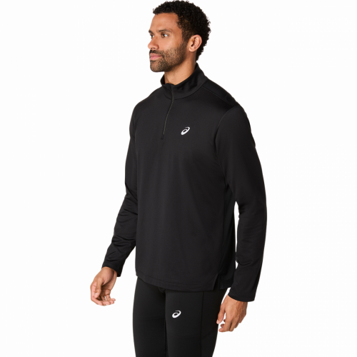 Лонгслив ASICS CORE LS 1/2 ZIP WINTER TOP муж. черный S