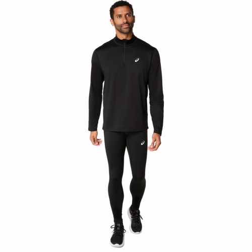 Лонгслив ASICS CORE LS 1/2 ZIP WINTER TOP муж. черный L