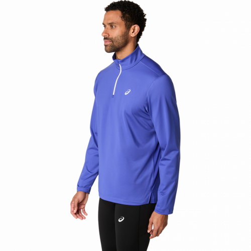 Лонгслив ASICS CORE LS 1/2 ZIP WINTER TOP муж. синий M