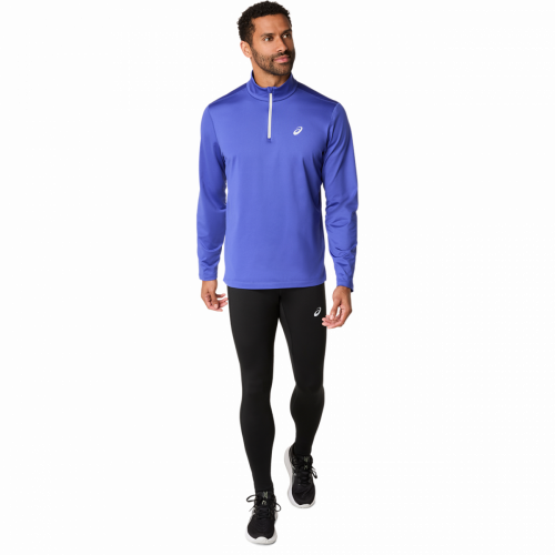 Лонгслив ASICS CORE LS 1/2 ZIP WINTER TOP муж. синий M