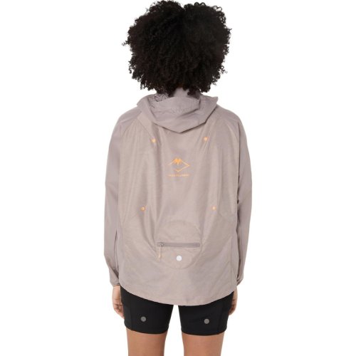Ветровка ASICS FUJITRAIL PACKABLE WINDBREAKER жен. серый S