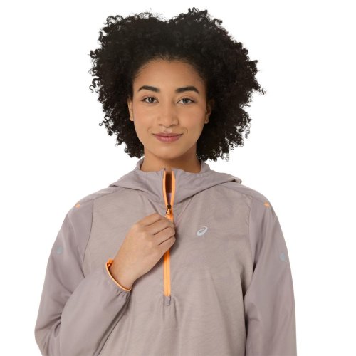 Ветровка ASICS FUJITRAIL PACKABLE WINDBREAKER жен. серый S