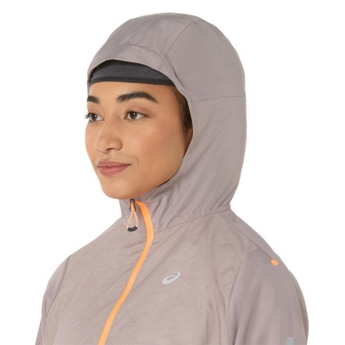 Ветровка ASICS FUJITRAIL PACKABLE WINDBREAKER жен. серый S