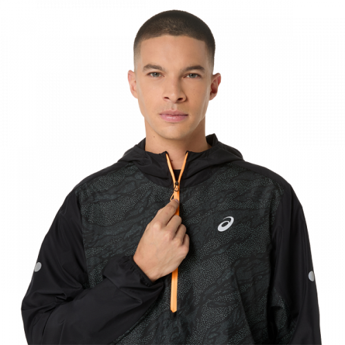 Ветровка ASICS FUJITRAIL PACKABLE WINDBREAKER муж. черный M