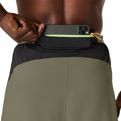 Шорты ASICS FUJITRAIL ALL OVER PRINT 5IN SHORT муж. зеленый S