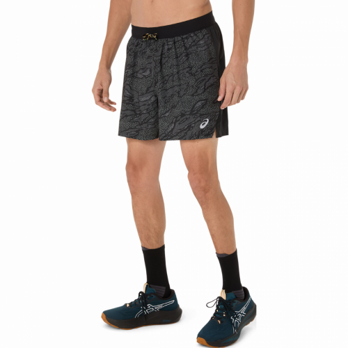Шорти ASICS FUJITRAIL ALL OVER PRINT 5IN SHORT чол. чорний S