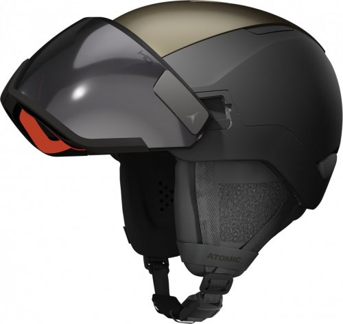 Шлем горнолыжный Volant VISOR 25-26 черный/оливковый S 51-55