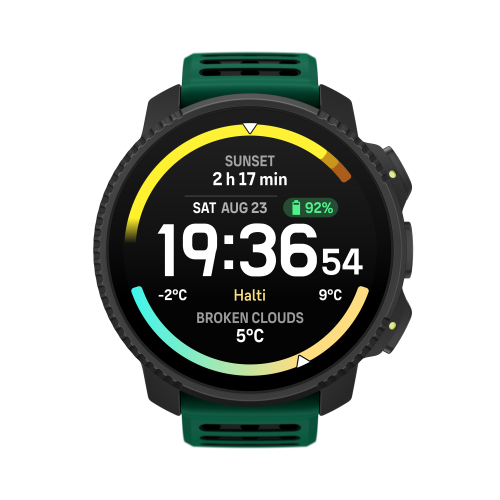 SUUNTO VERTICAL 2 PINE GREEN чорний/зелений